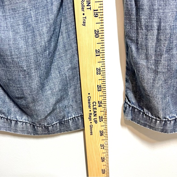 Soft Surroundings Women’s PS Chambray Jumpsuit 100% Tencel Petite 093024 - Picture 5 of 10